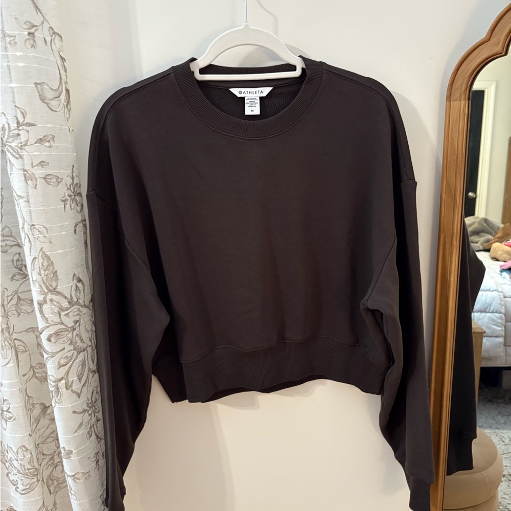 Athleta Women's Dark Brown Sweatshirt